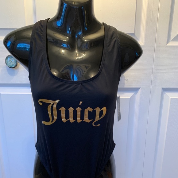 JUICY COUTURE ONE PIECE BATHING SUIT. NWT. LARGE - Picture 3 of 6